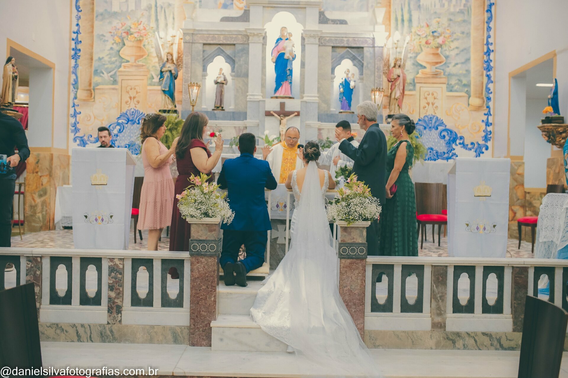 Casamento Tamires e Bruno Paróquia Nossa Senhora da Abadia